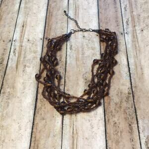 Brown Beaded Necklace